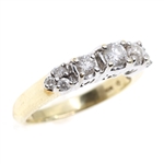 10K YELLOW GOLD 0.42 CTW DIAMOND RING 