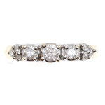 10K YELLOW GOLD 0.42 CTW DIAMOND RING 