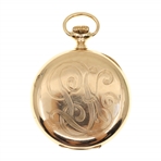 MEN'S WALTHAM 14K GOLD CASE ROYAL GRADE POCKET WATCH