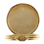 MEN'S HAMILTON 14K GOLD POCKET WATCH