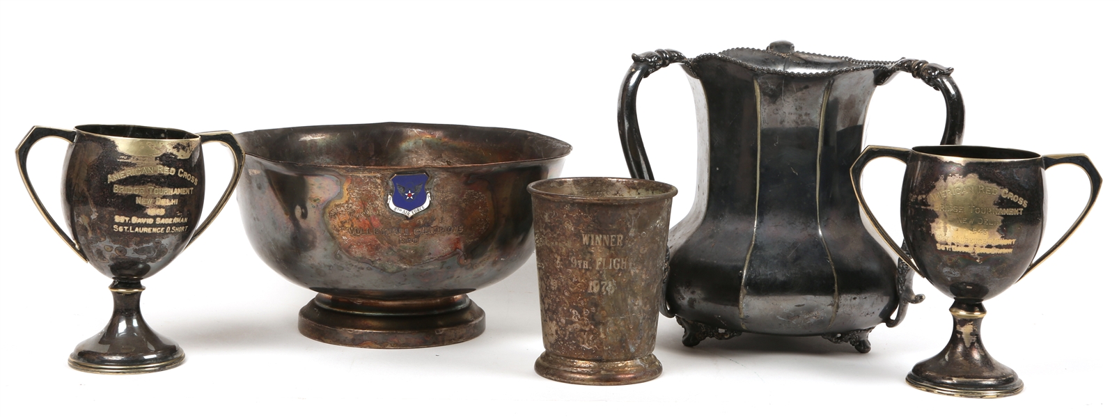 20TH CENTURY SILVER PLATED TROPHIES & AWARDS