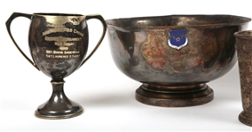 20TH CENTURY SILVER PLATED TROPHIES & AWARDS
