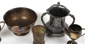 20TH CENTURY SILVER PLATED TROPHIES & AWARDS