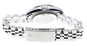 LADIES ROLEX OYSTER PERPETUAL DATEJUST AUTOMATIC WATCH