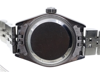 LADIES ROLEX OYSTER PERPETUAL DATEJUST AUTOMATIC WATCH