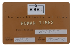 MEN'S EBEL STAINLESS STEEL & 18K 'SPORT CLASSIC' WATCH
