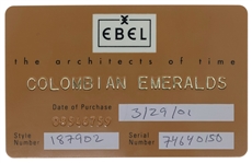 MEN'S EBEL STAINLESS STEEL & 18K GOLD '1911' WRISTWATCH
