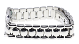 LADIES EBEL 'BELUGA' DIAMOND & STAINLESS STEEL WATCH