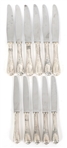 CHRISTOFLE FRANCE 'MARLY' PATTERN SILVERPLATE FLATWARE
