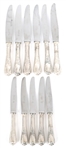 CHRISTOFLE FRANCE 'MARLY' PATTERN SILVERPLATE FLATWARE