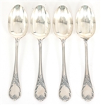 CHRISTOFLE FRANCE 'MARLY' PATTERN SILVERPLATE FLATWARE