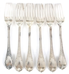 CHRISTOFLE FRANCE 'MARLY' PATTERN SILVERPLATE FLATWARE