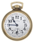 MENS ILLINOIS BUNN SPECIAL RAILROAD GRADE POCKET WATCH