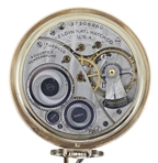 ELGIN GOLD-FILLED POCKET WATCH WITH WATCH FOB 