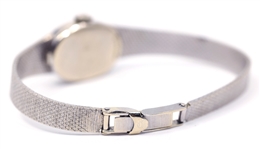 LADIES ROLEX 14K WHITE GOLD MECHANICAL WRISTWATCH