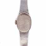 LADIES ROLEX 14K WHITE GOLD MECHANICAL WRISTWATCH