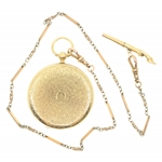 PATEK PHILIPPE 18K GOLD HUNTERS CASE POCKET WATCH