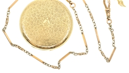PATEK PHILIPPE 18K GOLD HUNTER'S CASE POCKET WATCH