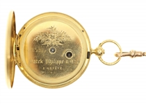 PATEK PHILIPPE 18K GOLD HUNTER'S CASE POCKET WATCH