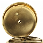 PATEK PHILIPPE 18K GOLD HUNTER'S CASE POCKET WATCH