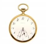 TIFFANY & CO. 18K YELLOW GOLD CASE POCKET WATCH