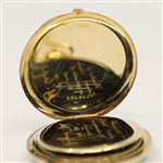 TIFFANY & CO. 18K YELLOW GOLD CASE POCKET WATCH