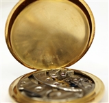 TIFFANY & CO. 18K YELLOW GOLD CASE POCKET WATCH