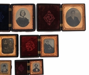 19TH C. TINTYPE PORTRAITS