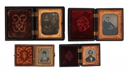 19TH C. TINTYPE PORTRAITS