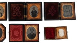 19TH C. DAGUERREOTYPES & AMBROTYPES