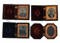 19TH C. DAGUERREOTYPES & AMBROTYPES