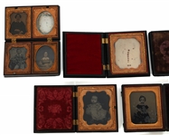 19TH C. DAGUERREOTYPES & AMBROTYPES