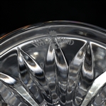 WATERFORD CRYSTAL VASES, JAR, TRAY, & SANTA ORNAMENT