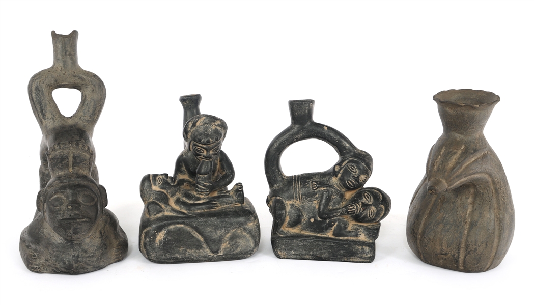 MID 20TH C. EFFIGY VESSELS