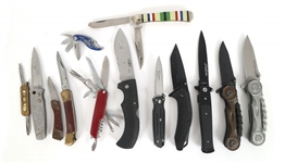 FOLDING POCKET KNIVES - GERBER, MILANO, BOKER, & MORE