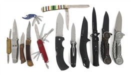FOLDING POCKET KNIVES - GERBER, MILANO, BOKER, & MORE