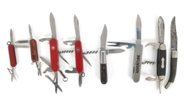 FOLDING POCKET KNIVES - VICTORINOX, WENGER, & MORE