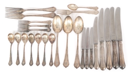 GERMAN .800 SILVER FLATWARE