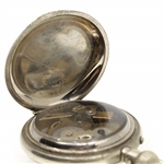 MEN'S PIONEER BASE METAL CASE POCKET WATCH