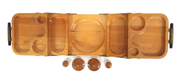 MID 20TH C. KAROFF #1200 FOLD-AWAY BUFFET