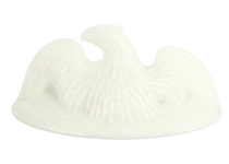 MILK-GLASS BUTTER DISHES