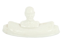 MILK-GLASS BUTTER DISHES