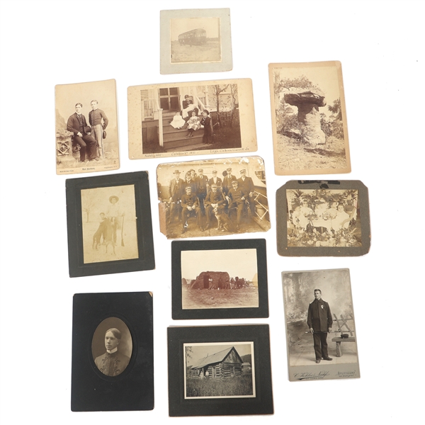 19TH & 20TH C. CABINET CARDS 