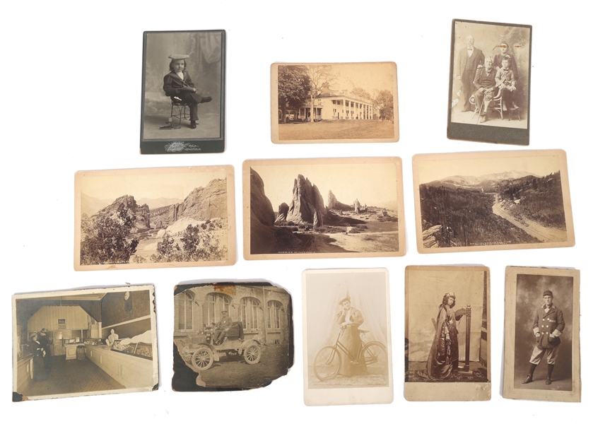 19TH & 20TH C. CABINET CARDS 
