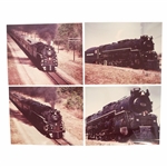 TRAIN PHOTOS & CABINET CARD, AND 19TH C. DRAWING PRINTS