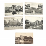 FRENCH MONUMENT POSTCARDS AND POSTCARD ALBUM
