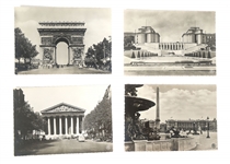 FRENCH MONUMENT POSTCARDS AND POSTCARD ALBUM