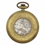 CHINESE MECHANICAL BRASS CASE POCKET WATCH