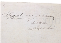 1816 BRITISH MORTGAGE DOCUMENT