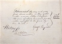1816 BRITISH MORTGAGE DOCUMENT
